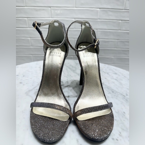 Stuart Weitzman Strap Sandal Heels - Picture 3 of 7